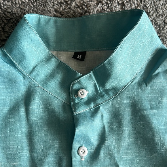 Men's Blue and Red Racing Graphic Shirt - Picture 8 of 8